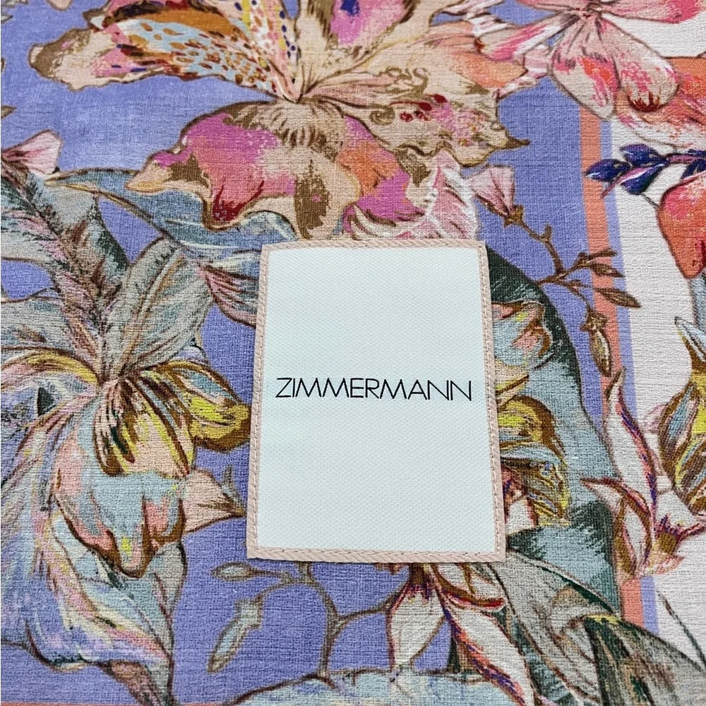 Zimmermann Multicolor Floral Beach Towel - Picture 4 of 7
